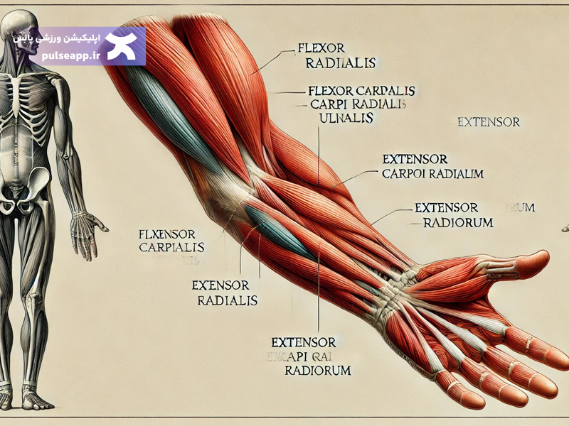 آناتومی عضلات ساعد