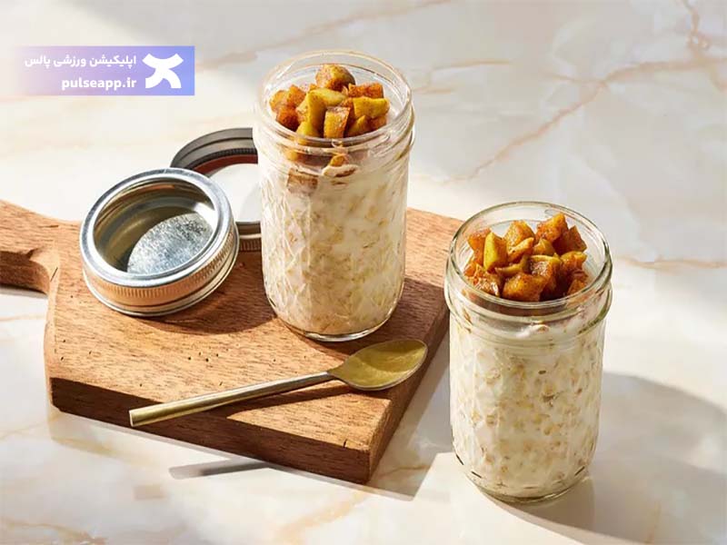 اوتمیل پای سیب برای لاغری