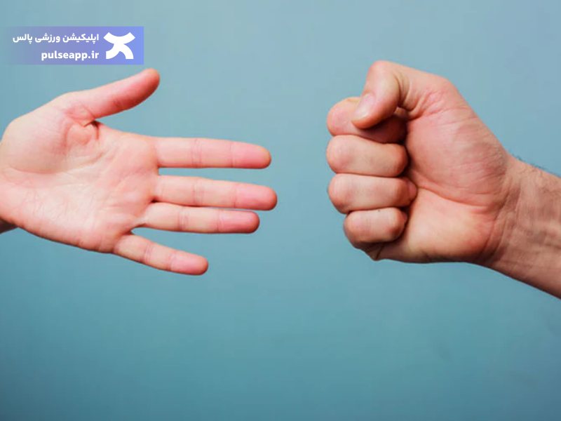 تمرین لاغری انگشتان دست