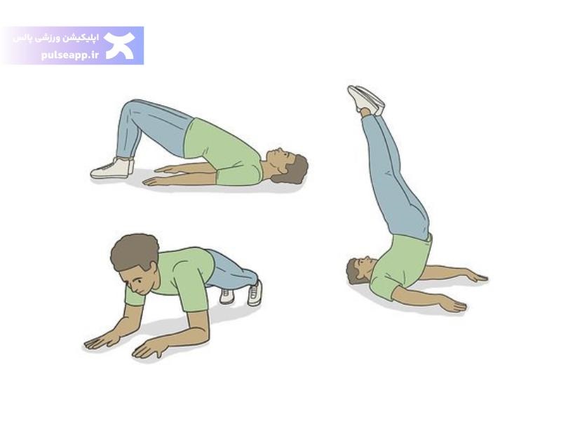 تمرین متقارن برای سیکس پک