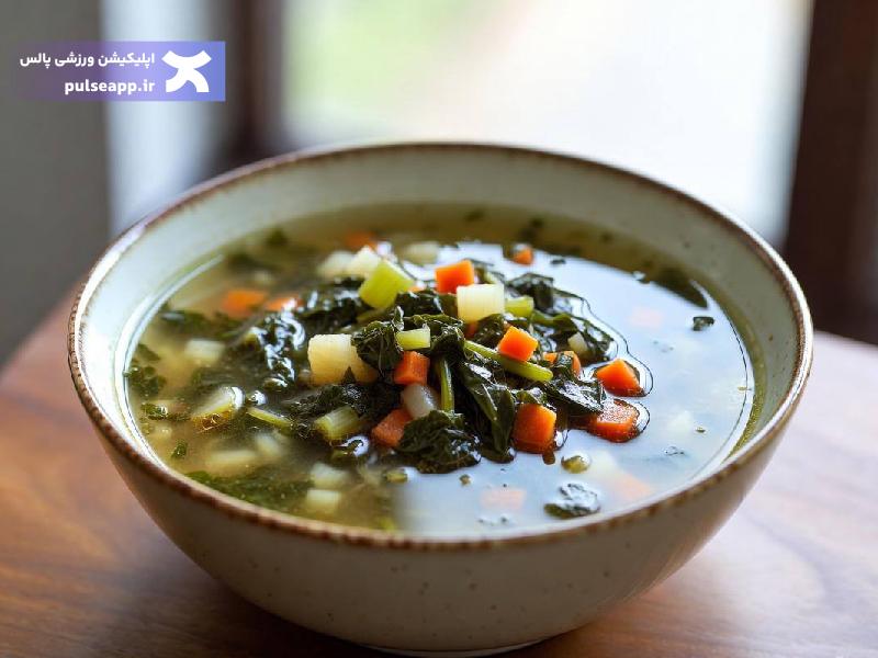 سوپ اسفناج رژیمی