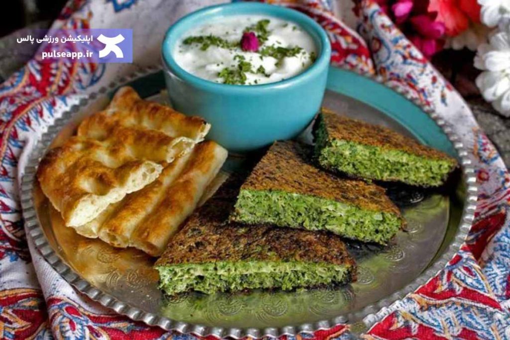 کوکو سبزی رژیمی